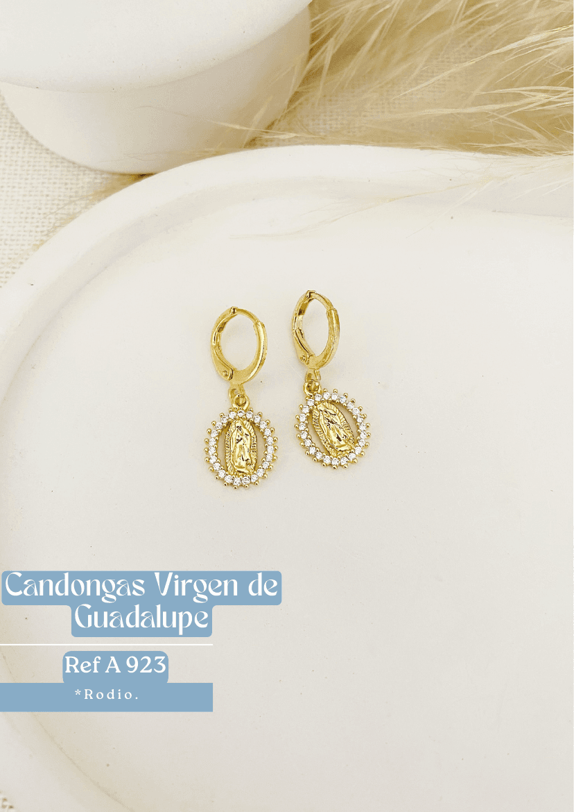 Candongas Virgen de Guadalupe