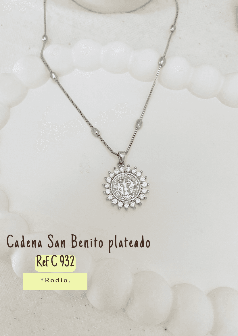 Cadena San Benito plateada
