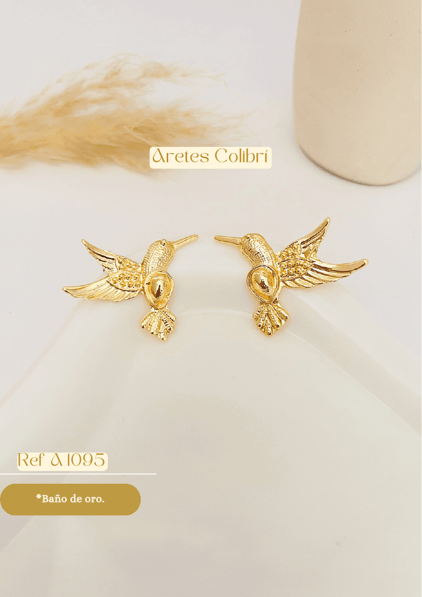 Aretes Colibrí