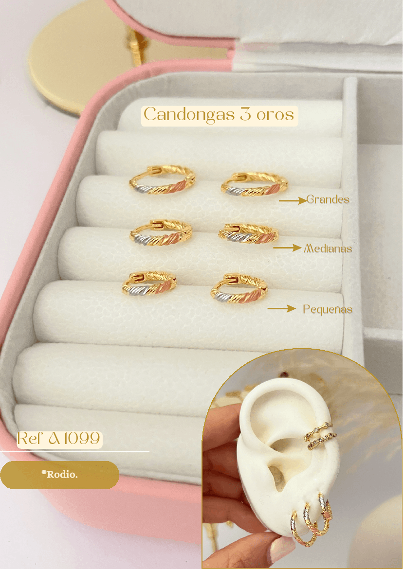 Candongas 3 oros