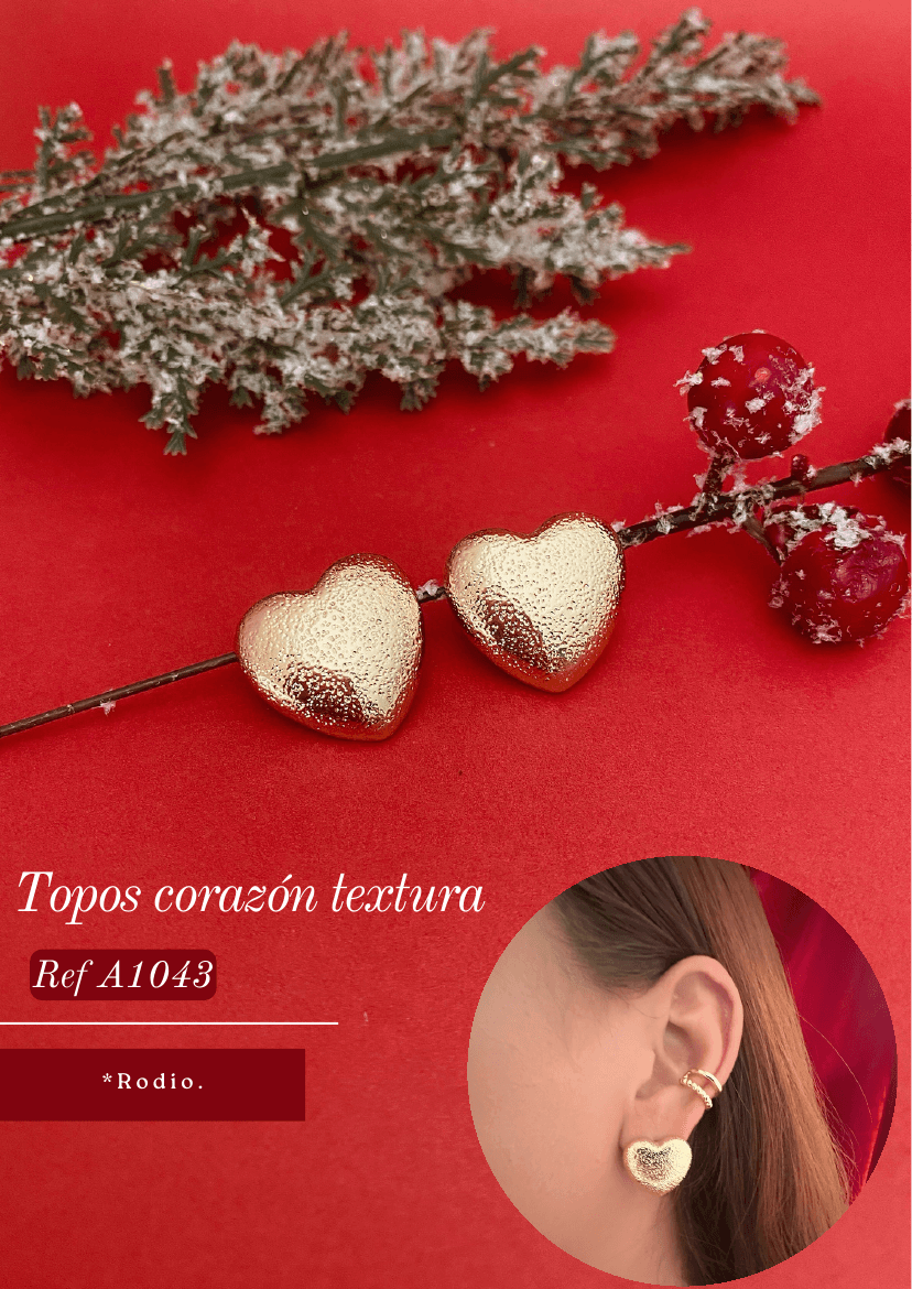 Topos corazón textura