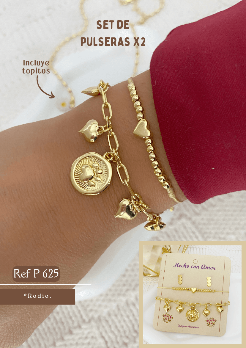 Set de pulseras x2