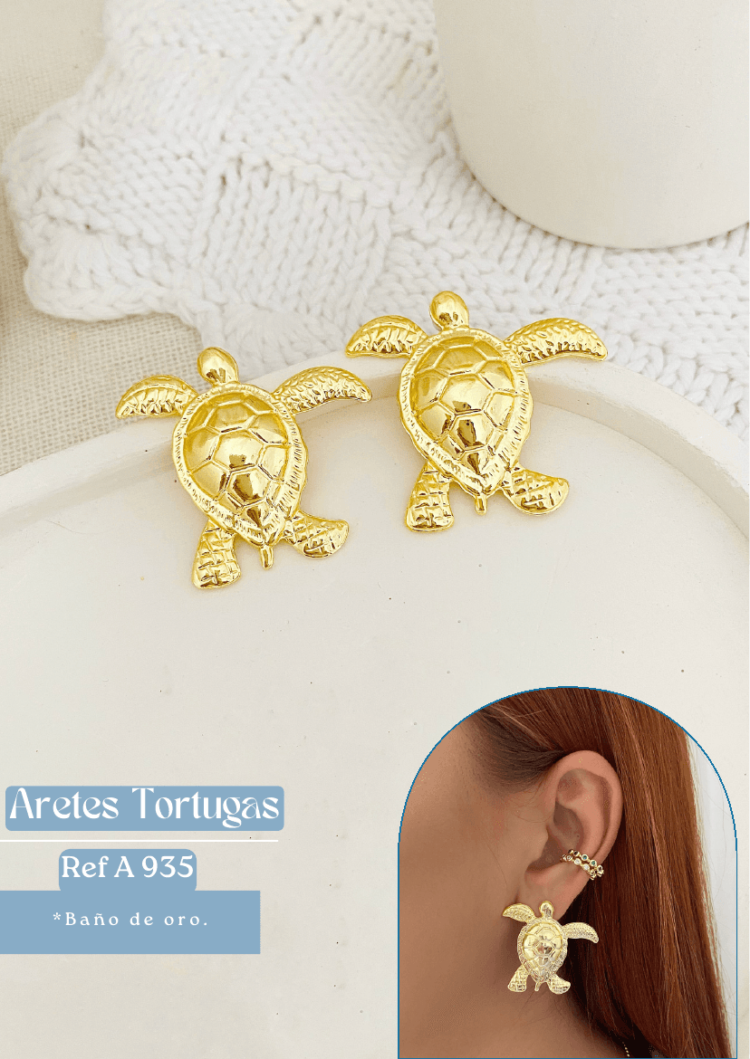 Aretes Tortugas