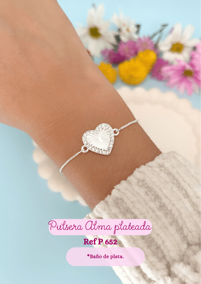 Pulsera Alma plateada