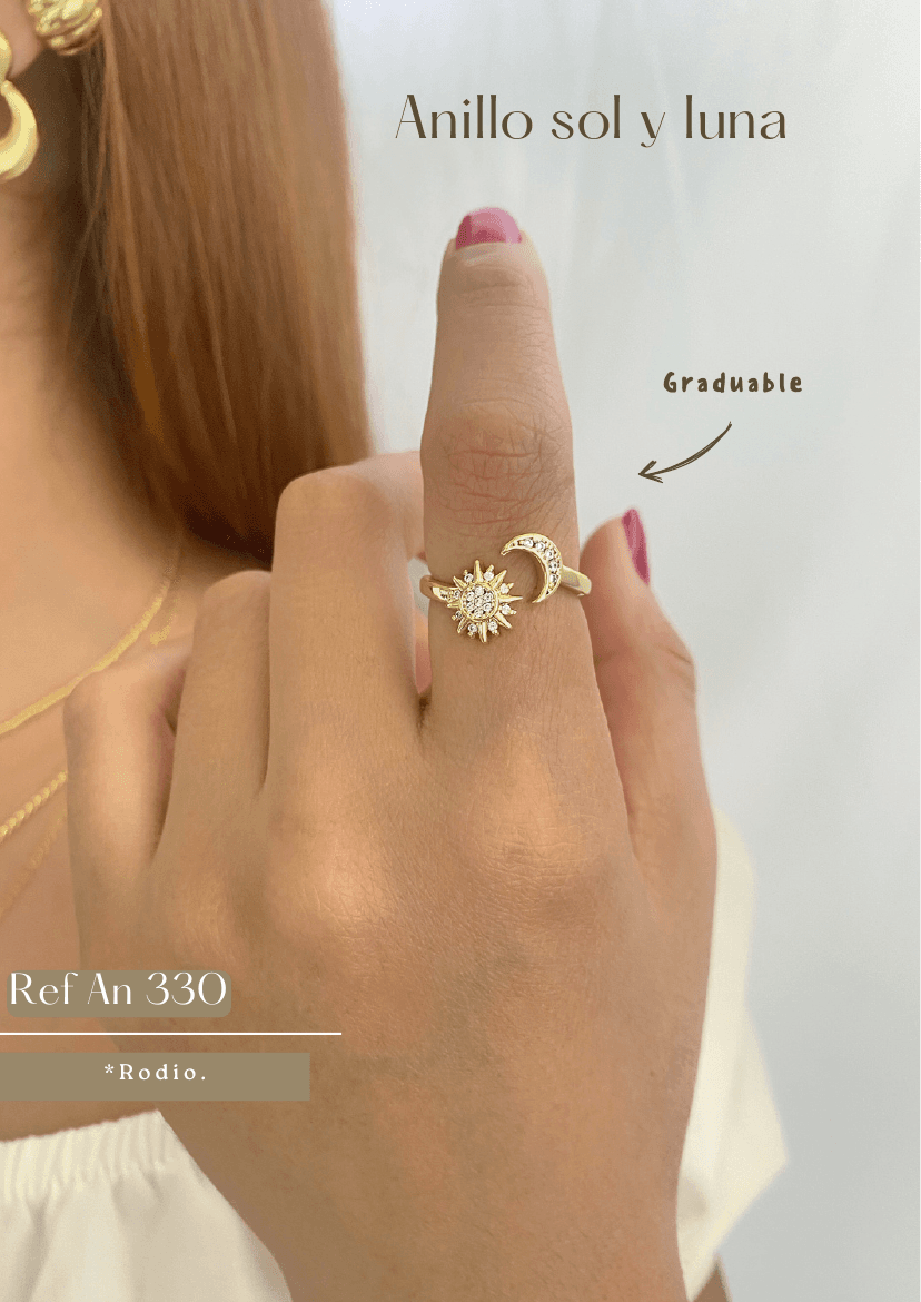 Anillo sol y luna